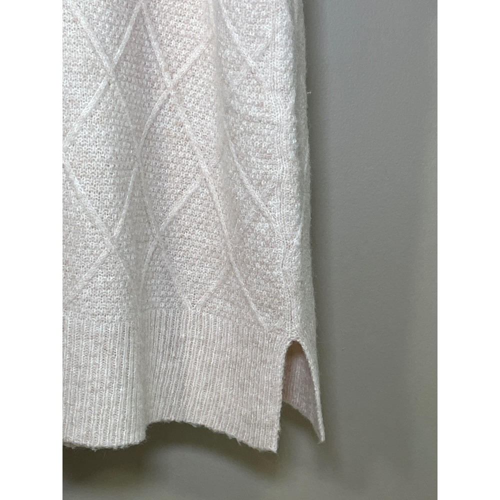 Beige Cardigan Vest Women's XL NorthStyle Cozy Knit Wool Blend Cottagecore - Picture 6 of 8